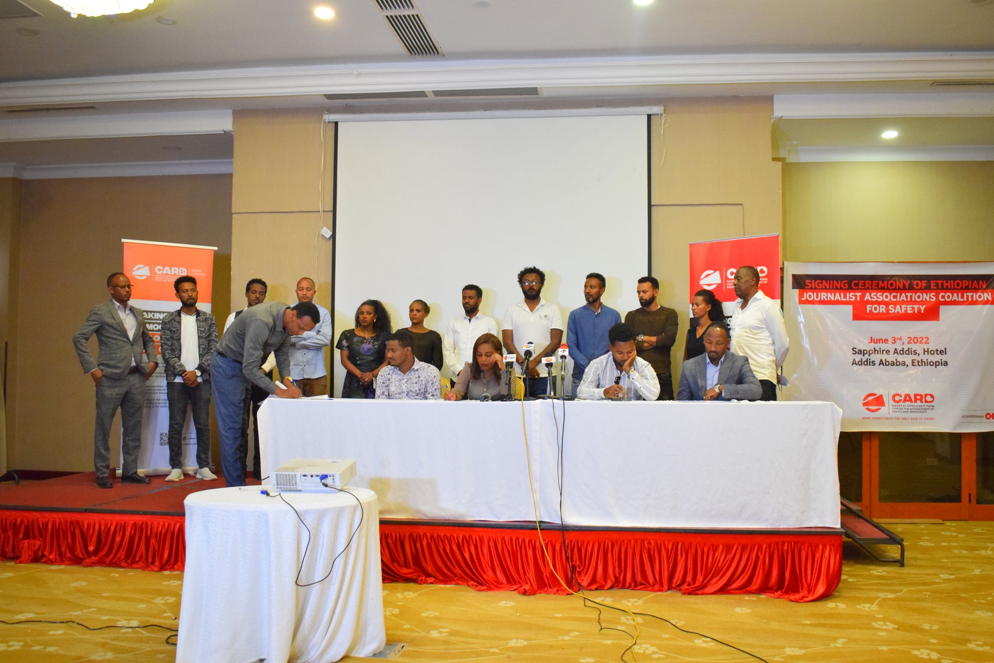 Signing of MoU to Establish Coalition of Journalists Association for Safety