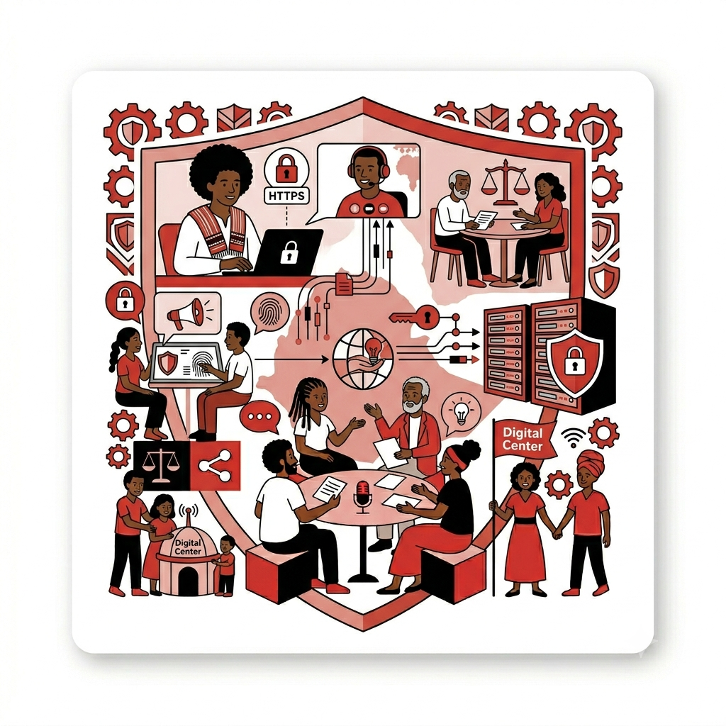 Digital Rights and Online Safety infographic view